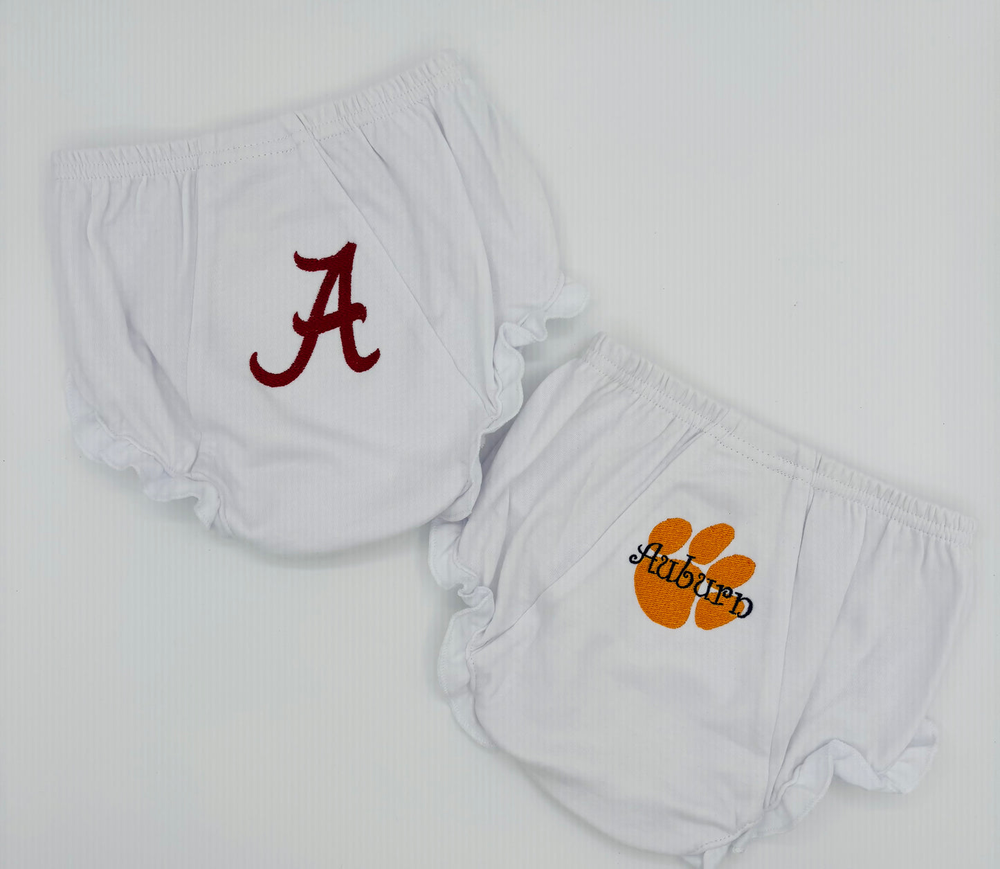 College Football Themed Baby Bloomers