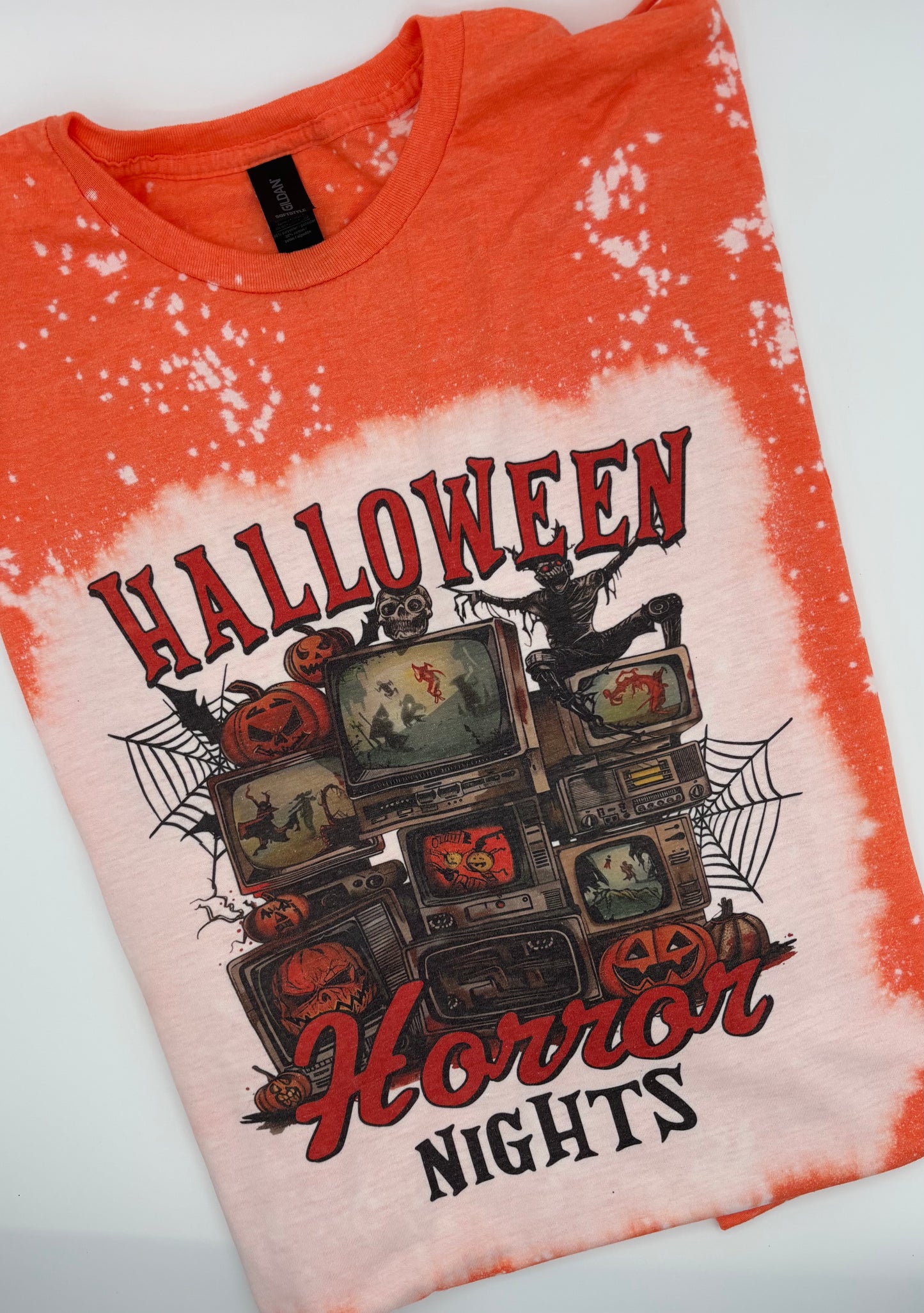 Halloween Horror Nights Bleached Sublimation Tshirt