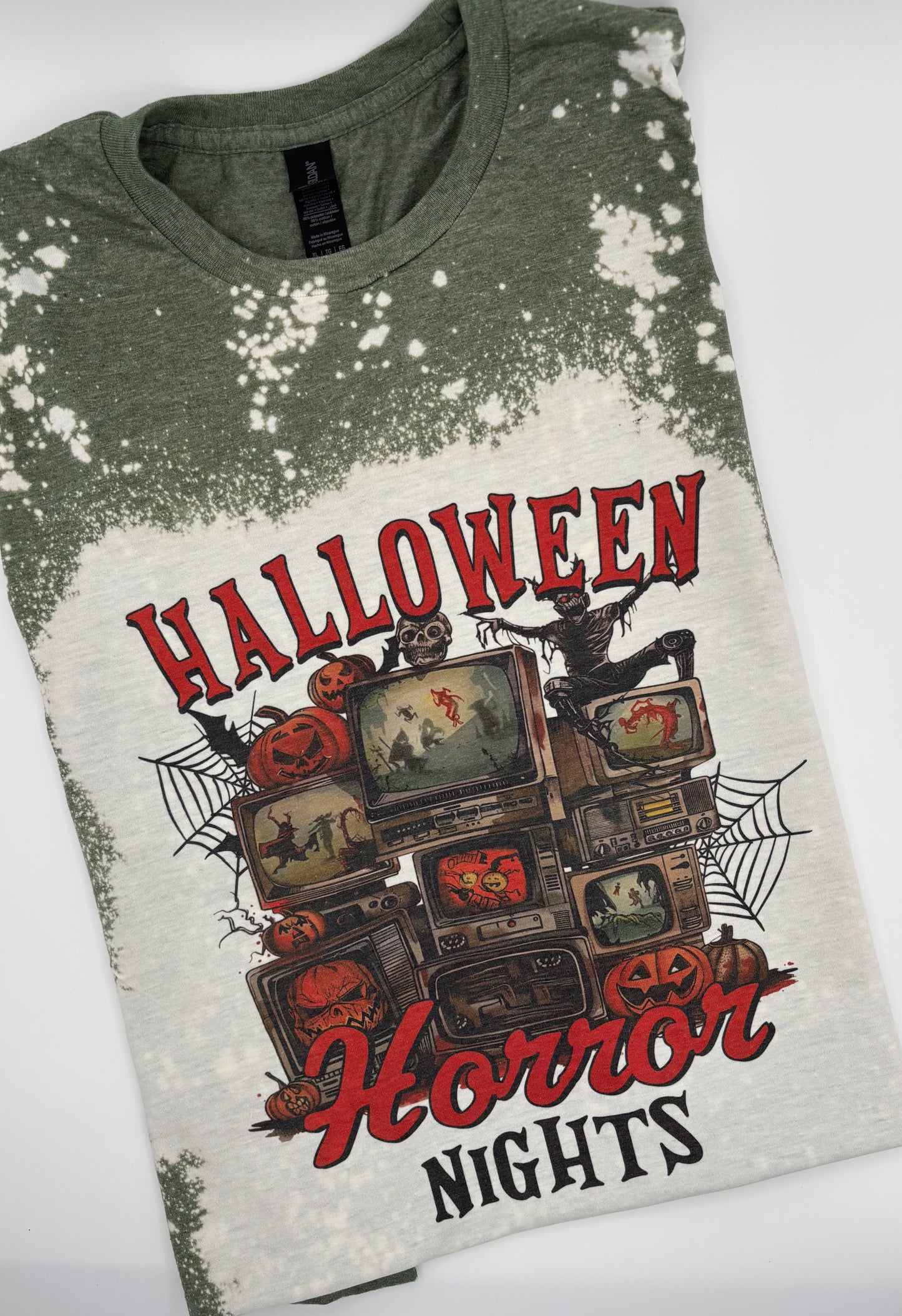 Halloween Horror Nights Bleached Sublimation Tshirt