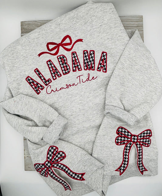 College Football Applique Sweatshirt