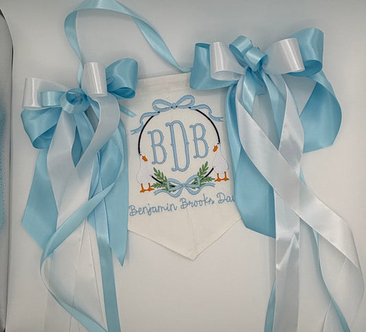 Goose/Duck Birth Announcement Banner