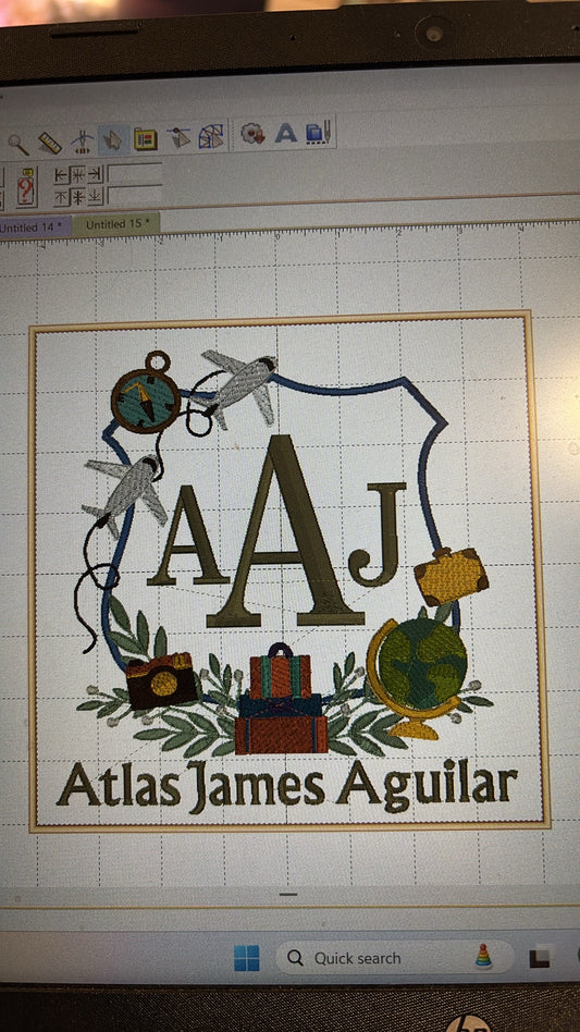 World Traveler Birth Announcement Banner