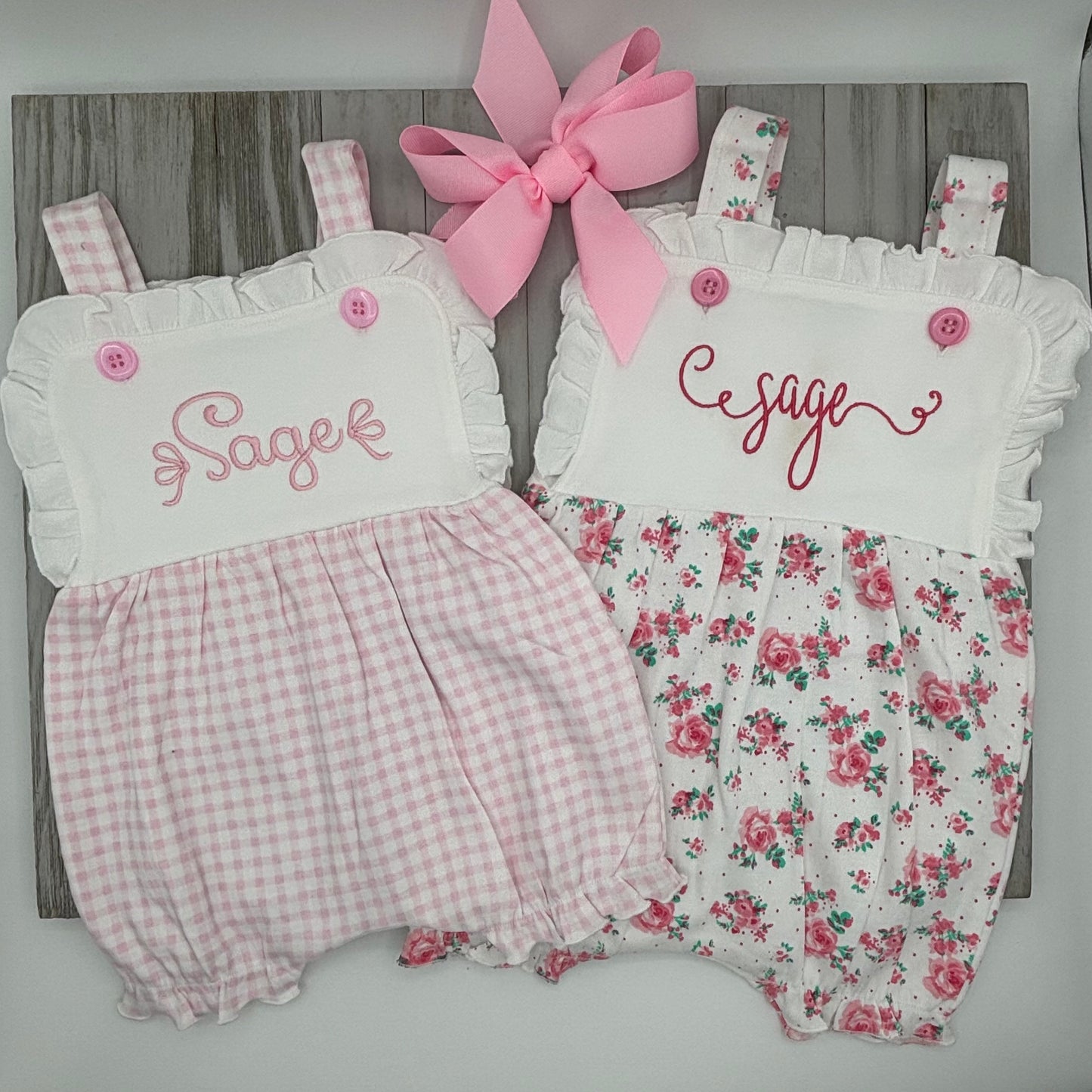 Girls Bubble Romper Sunsuit