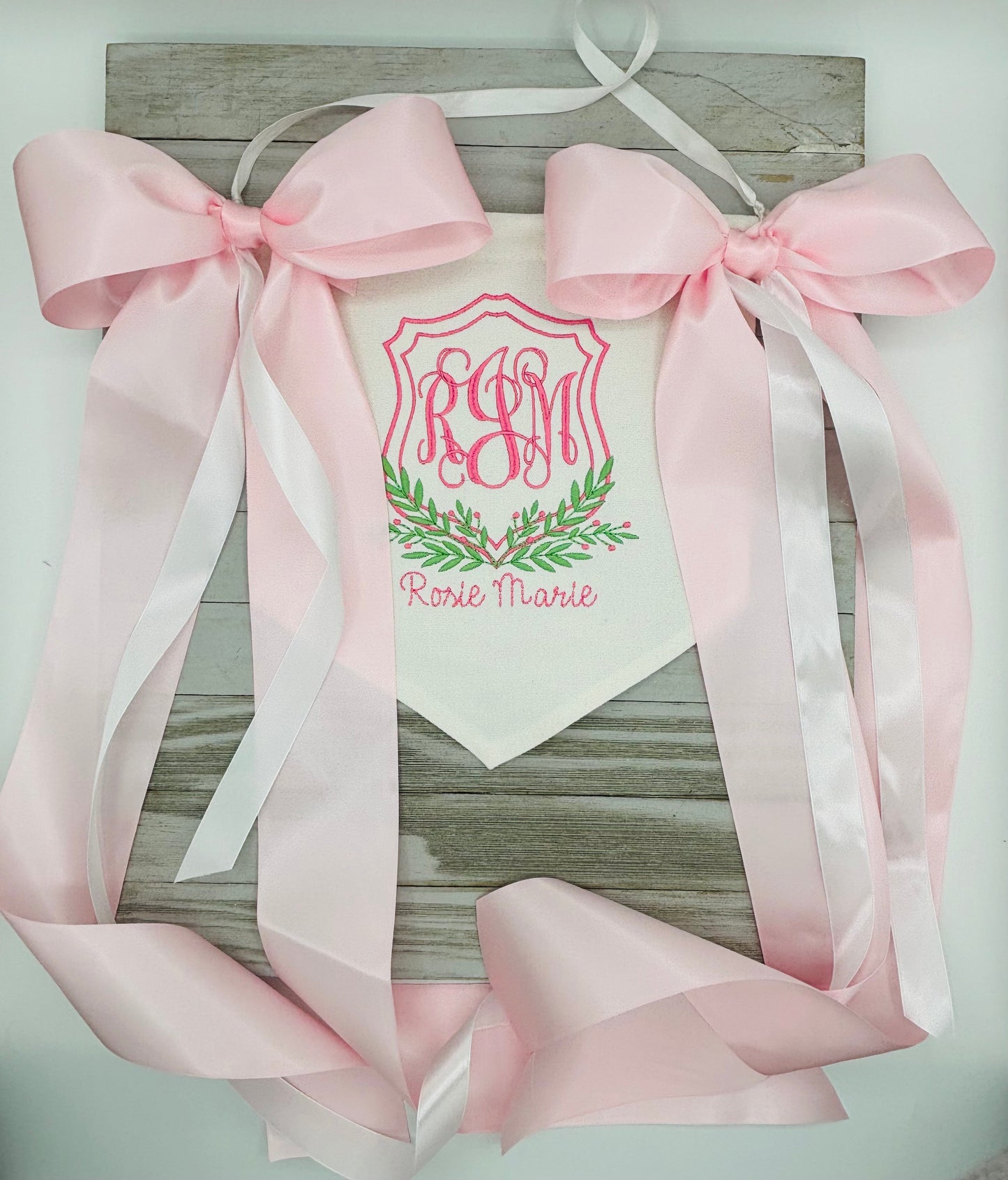 Basic Birth Announcement Banner: Baby Girl