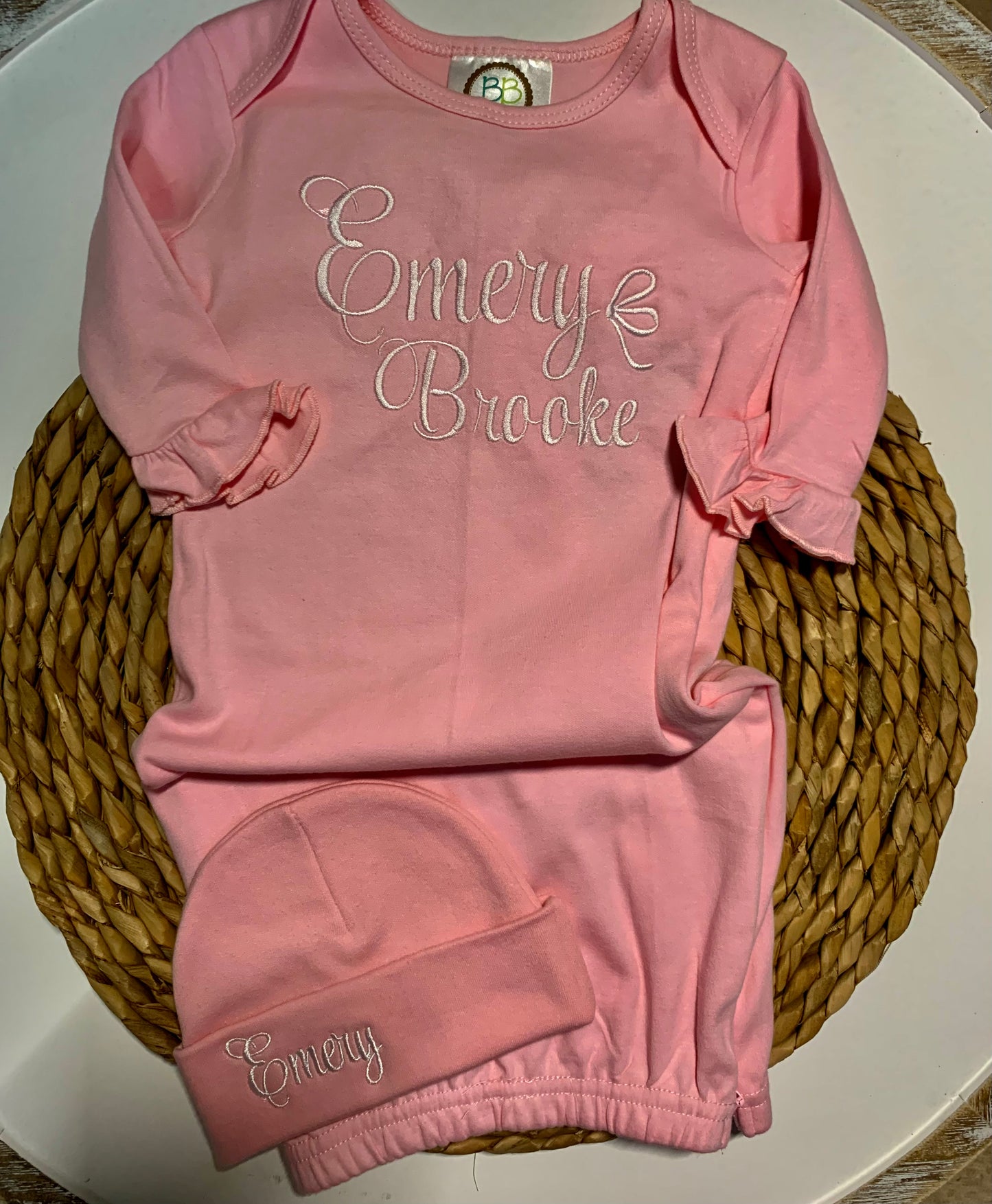 Baby Coming Home Outfit: BubbleGum Pink Layette